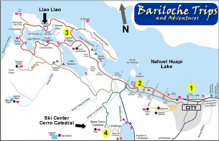 Bariloche Map